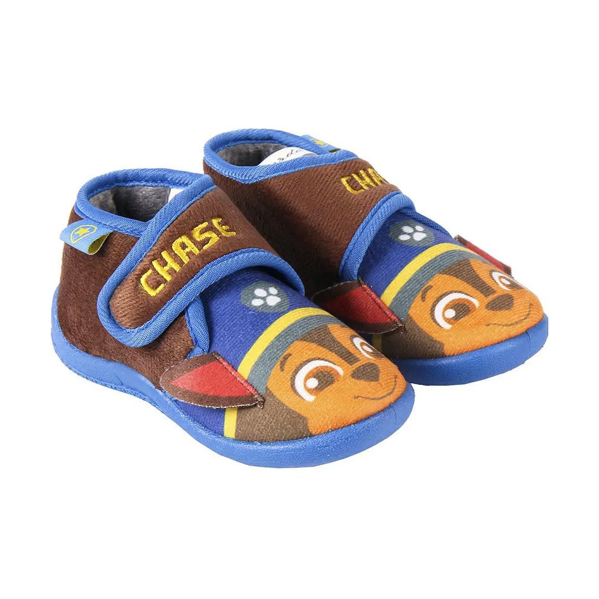 3D House Slippers paw patrol chase Brown Blue