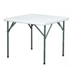 4 Seater Square Plastic Folding Table