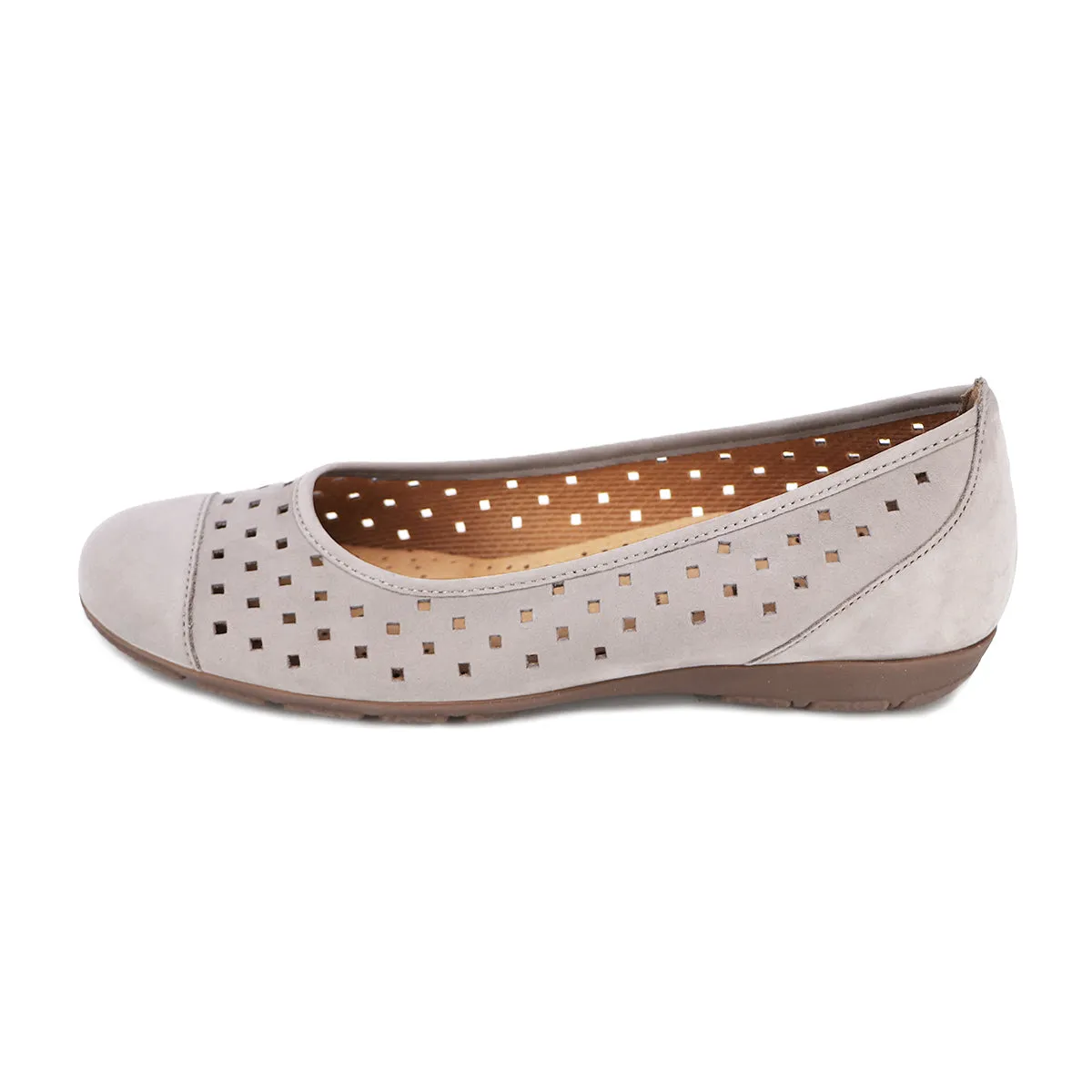 Aileen Light Oak Ballet Pumps