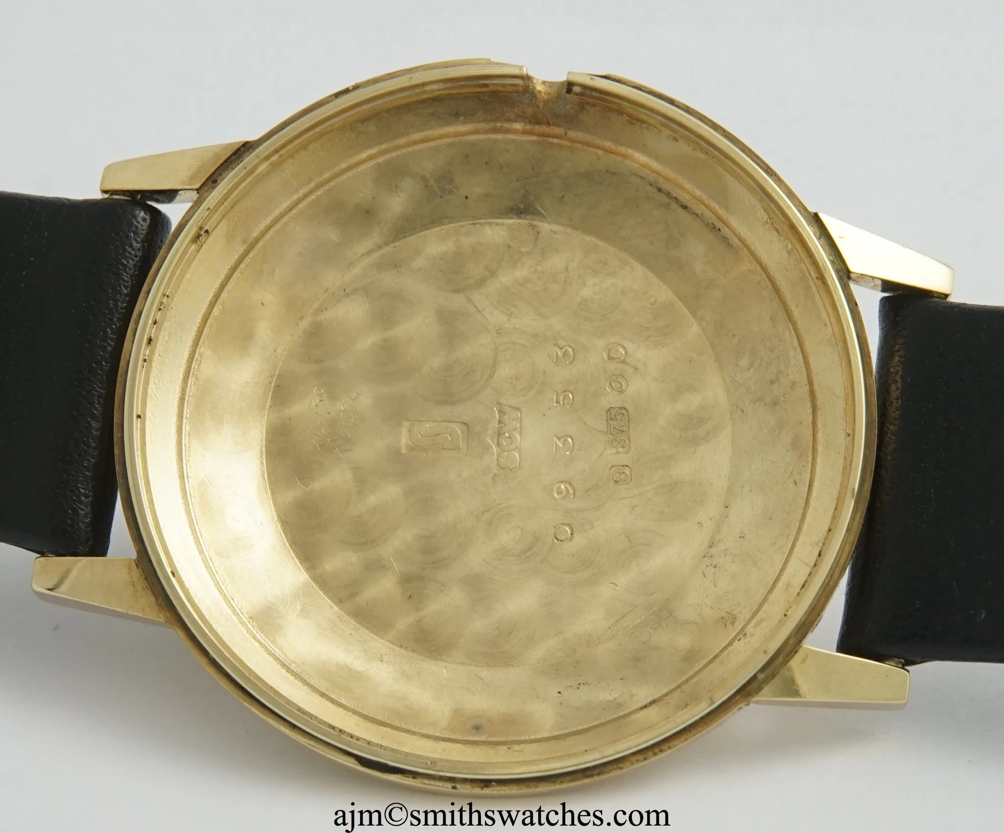 ASTRAL SMITHS MADE IN ENGLAND SOLID 9CT GOLD VINTAGE GENTS WRISTWATCH BRITISH RAIL 1969 NEAR MINT WITH BOX