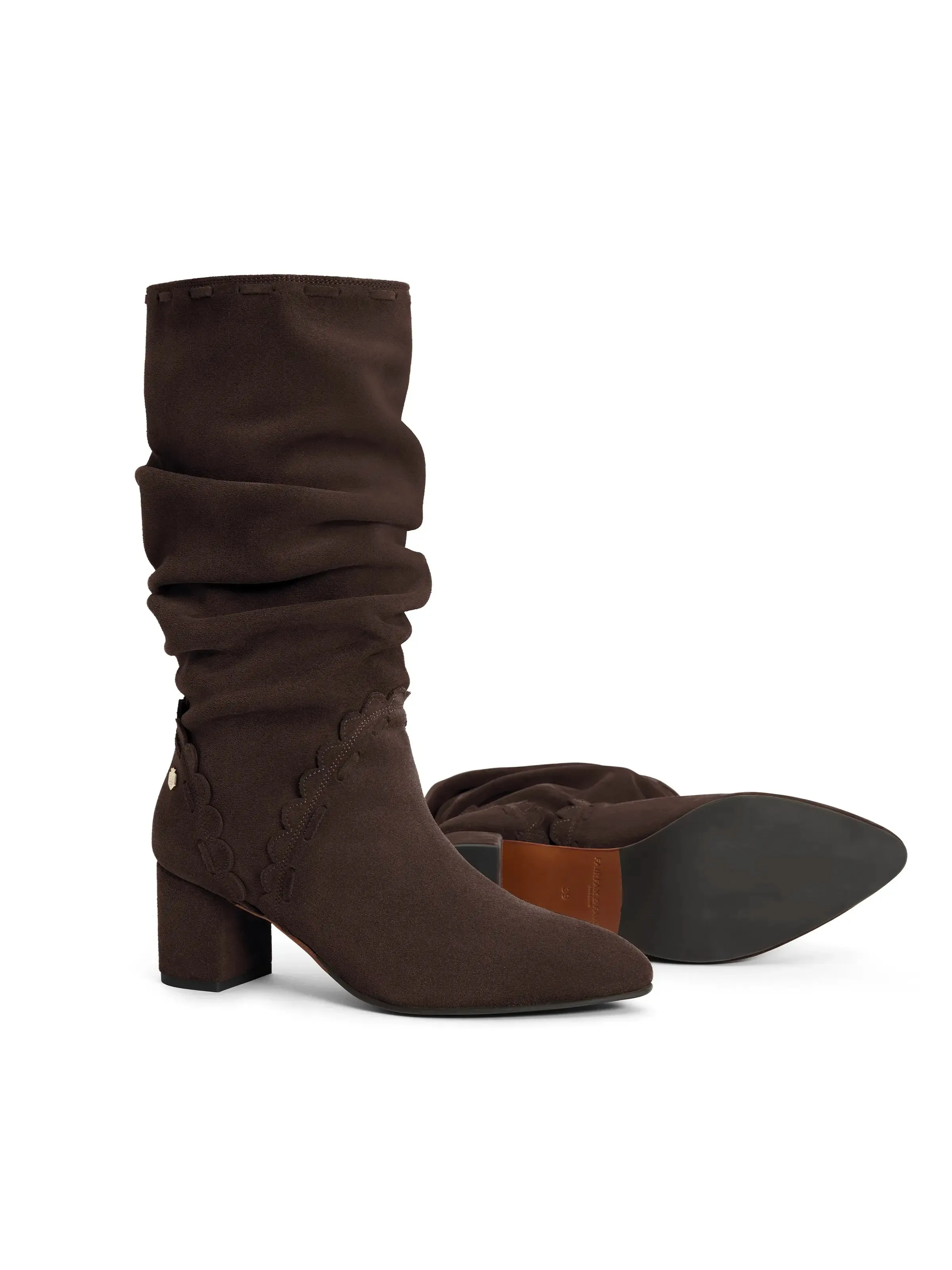 Bakewell Slouch Boot - Chocolate