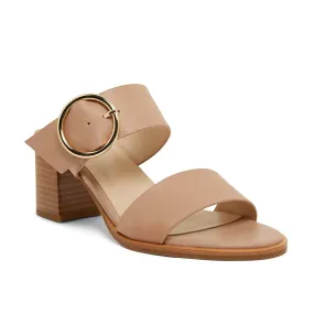 Bali Heel in Nude Leather