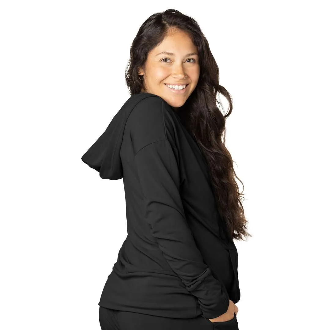 Bamboo Nursing Hoodie | Black