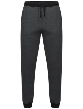 Barnfield Grey Cuffed Joggers in Grey - Dissident