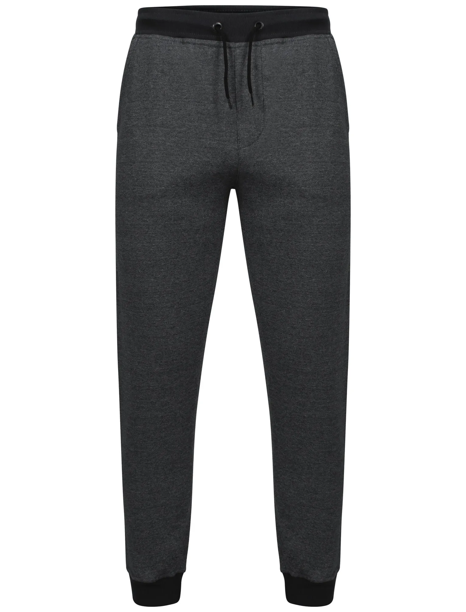 Barnfield Grey Cuffed Joggers in Grey - Dissident