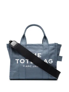 BLUE BAG WITH LOGO ACCENTS