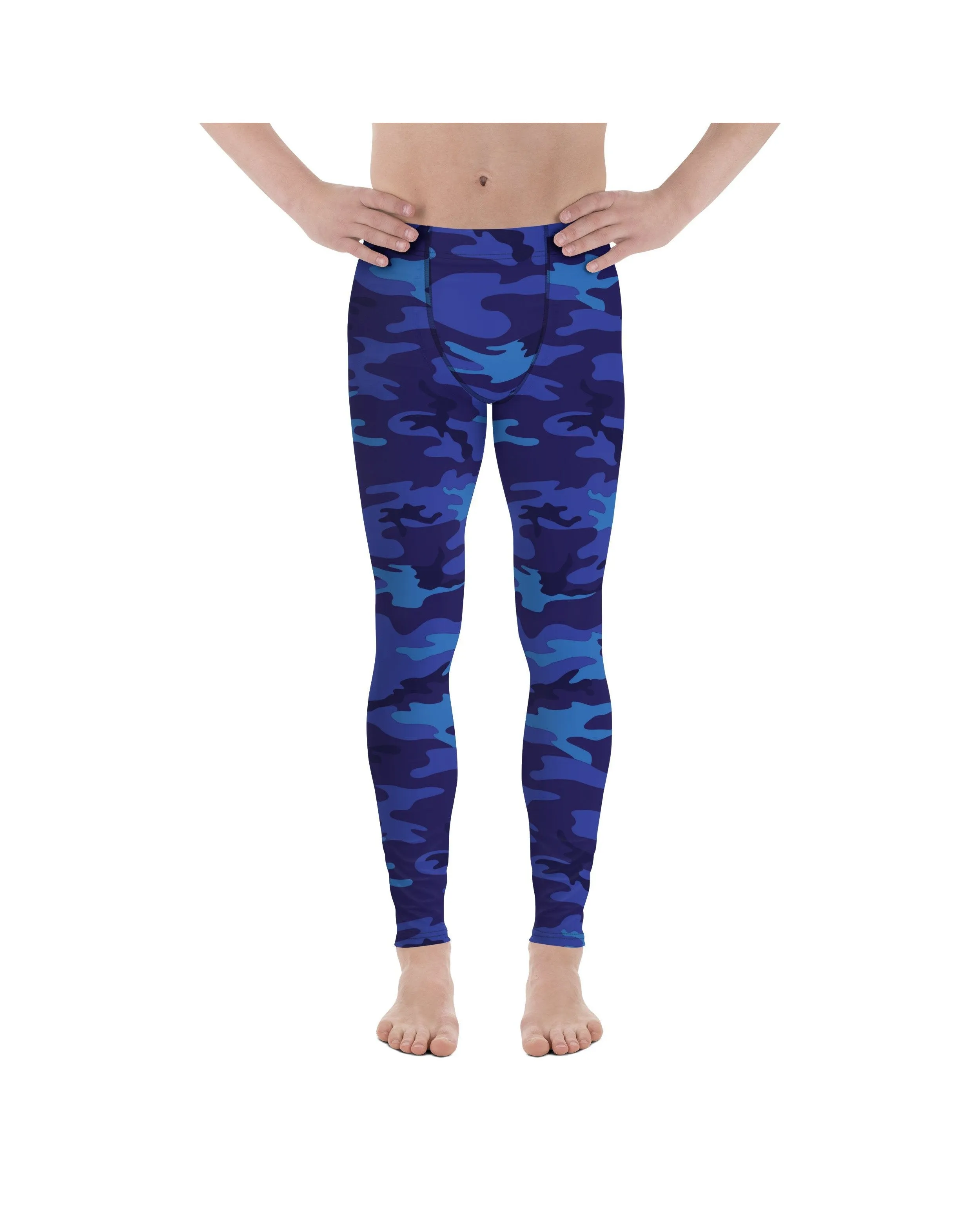 Blue Camo Meggings