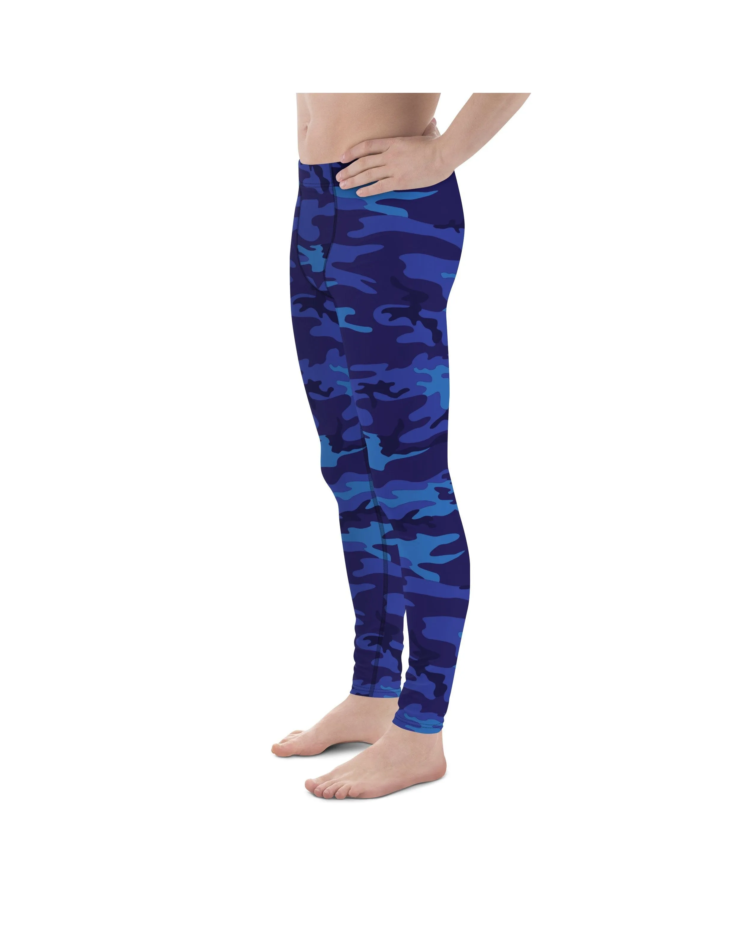 Blue Camo Meggings