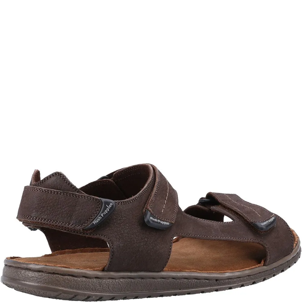 Brown Neville Quarter Strap Sandals