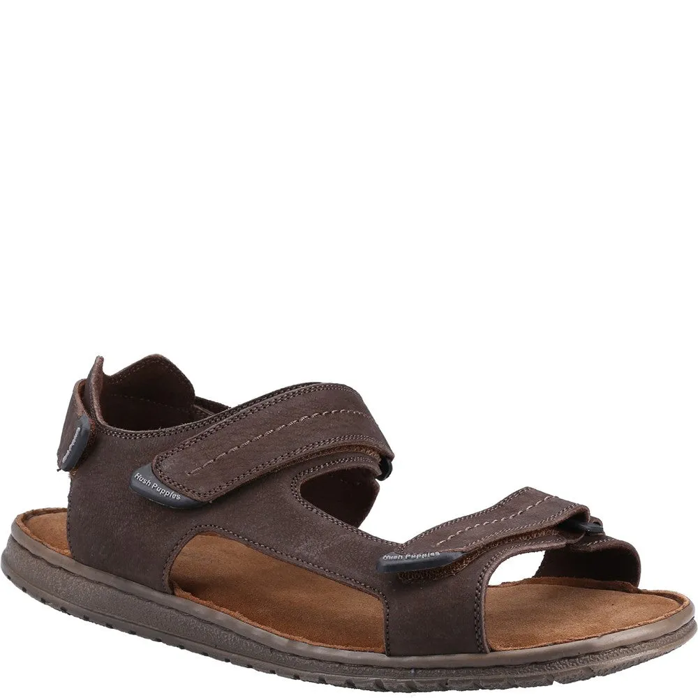 Brown Neville Quarter Strap Sandals