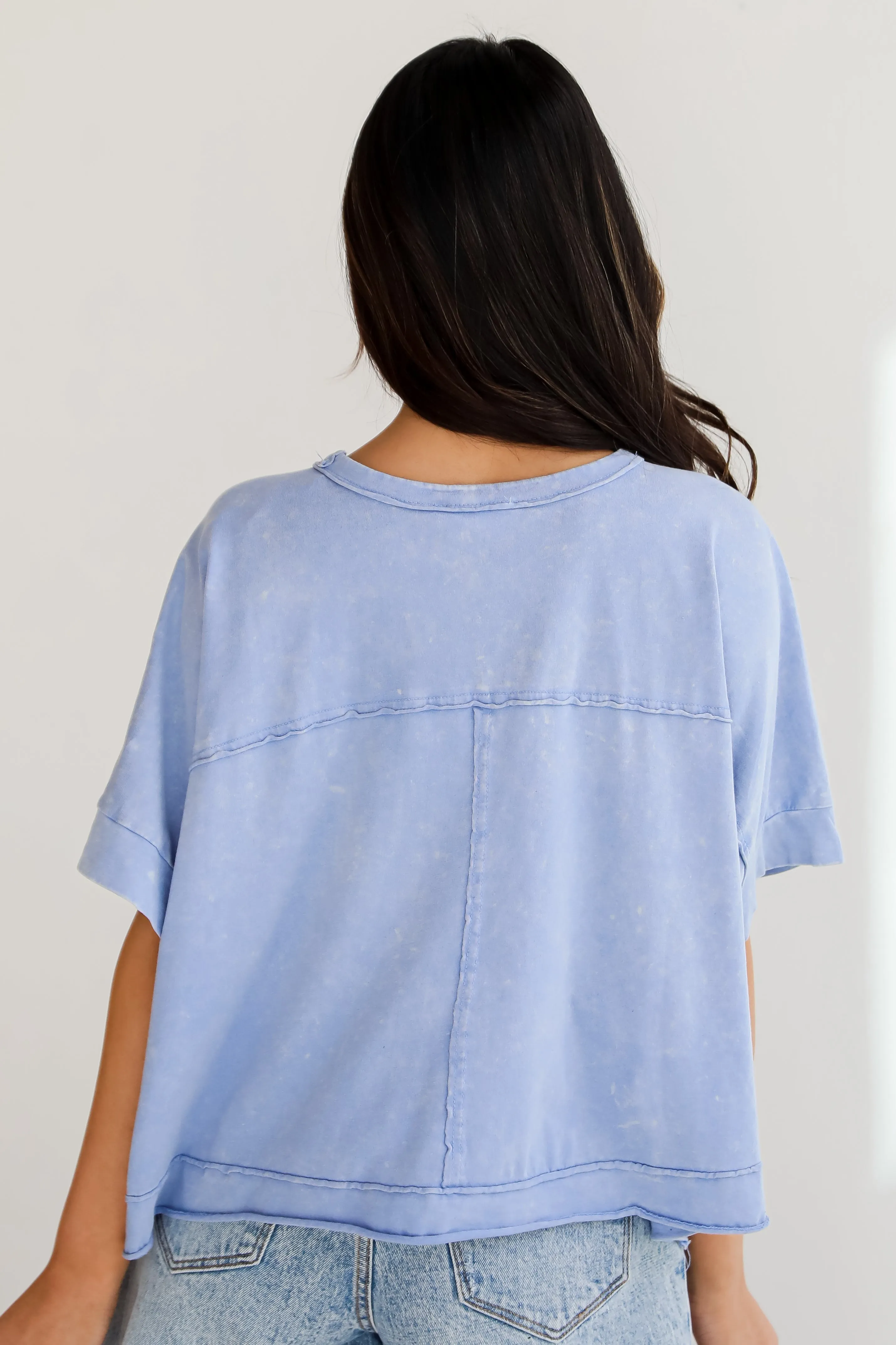 Callie Acid Washed Tee - DU DEAL