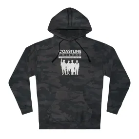 Coastline Veterans Resource Center Black Camo Unisex Hooded Sweatshirt - Front Logo