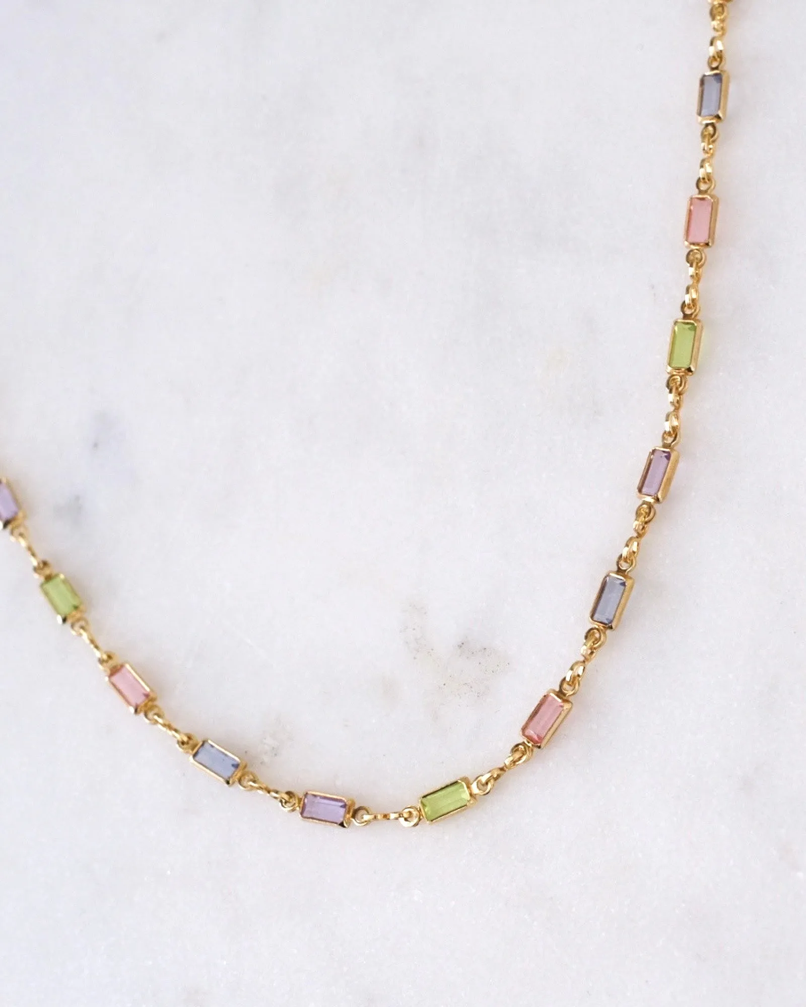 Daria Colourful Gold Necklace