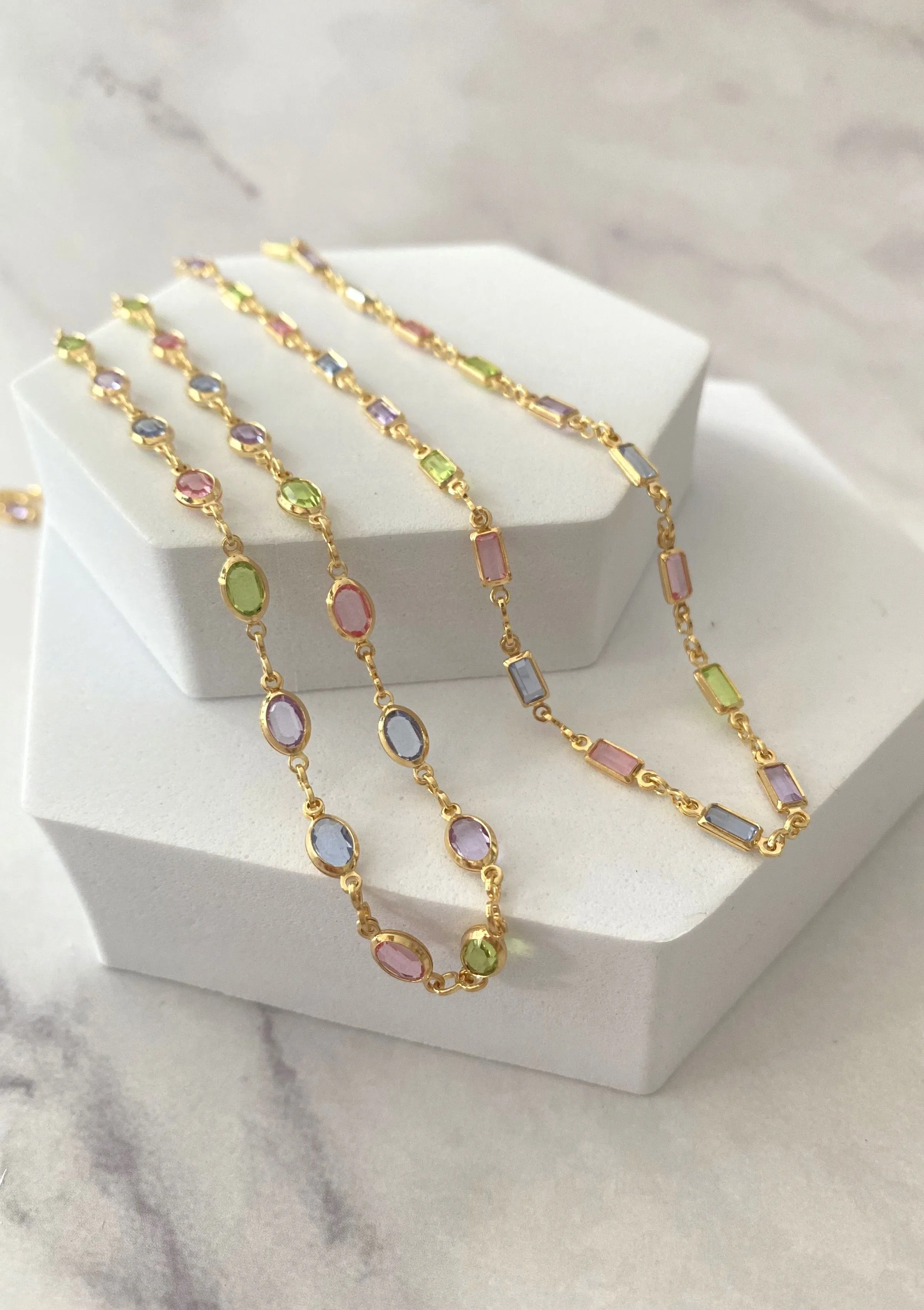 Daria Colourful Gold Necklace