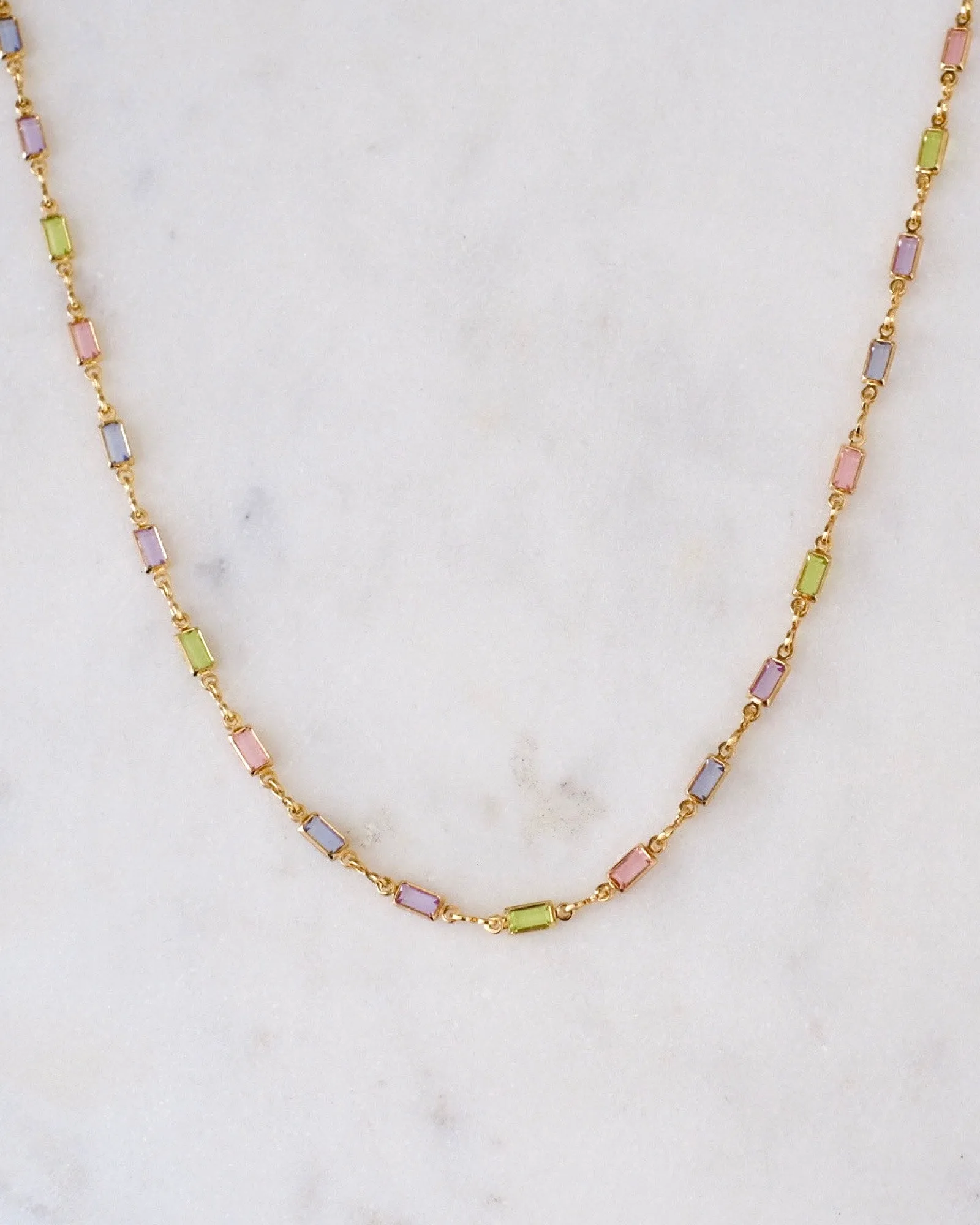 Daria Colourful Gold Necklace