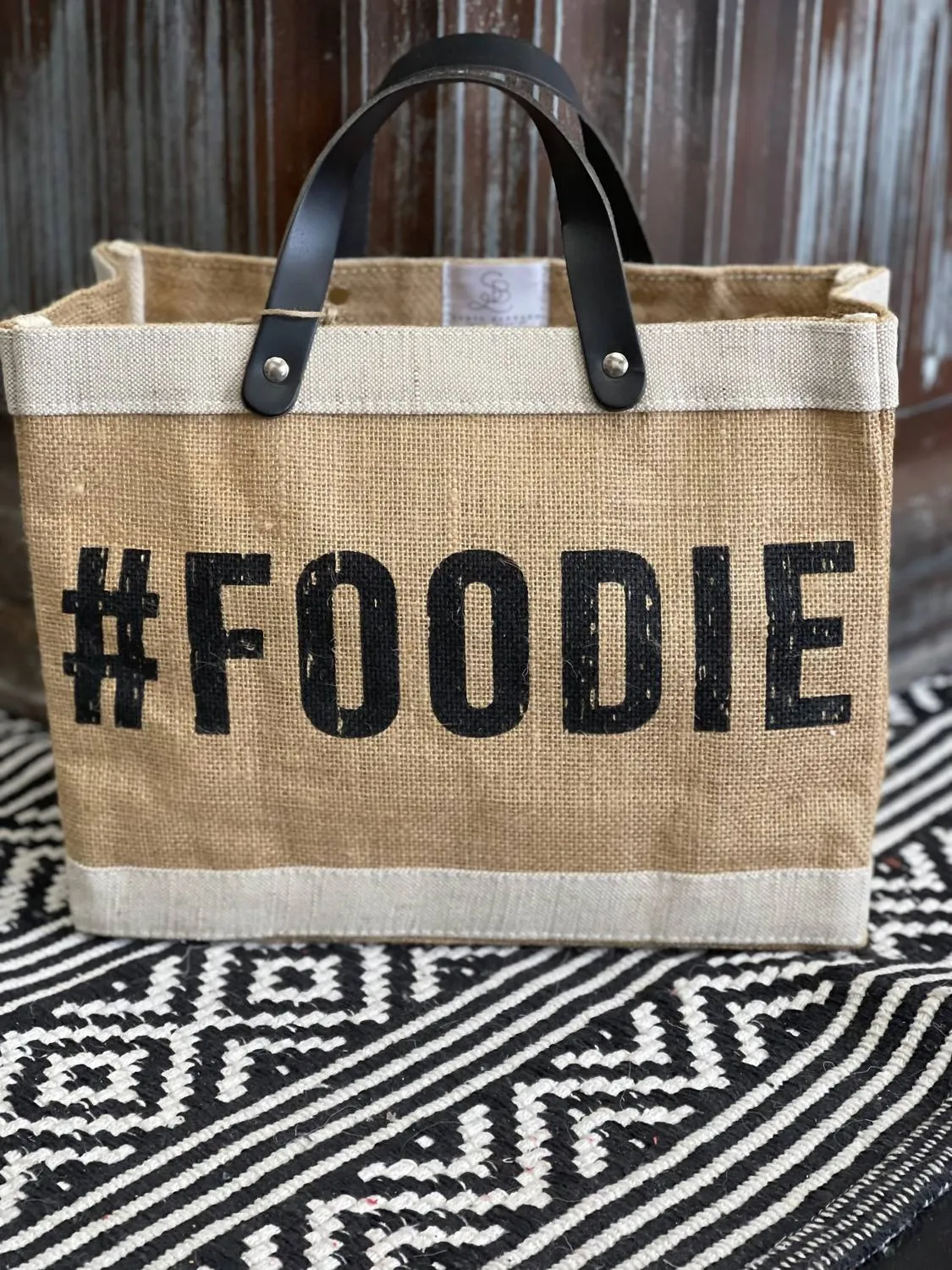 #foodie Canvas Bag In Brown