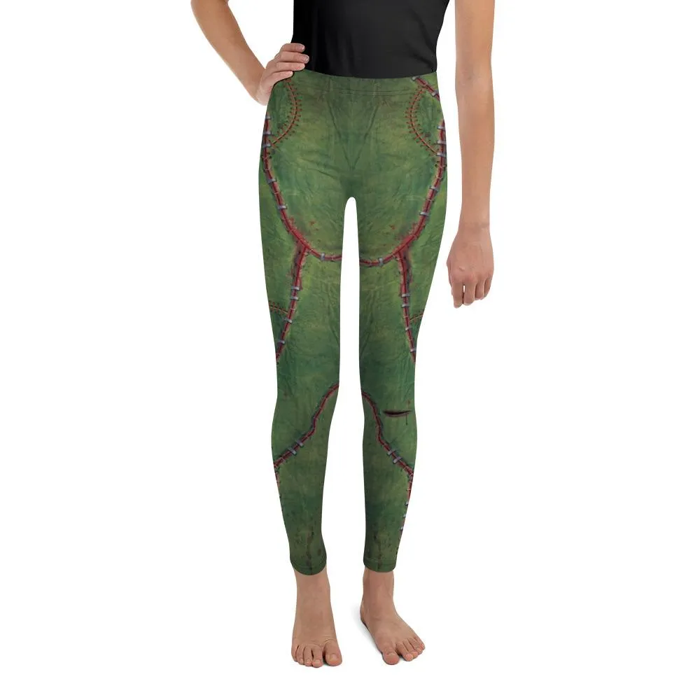 Frankenstein Inspired Youth Leggings