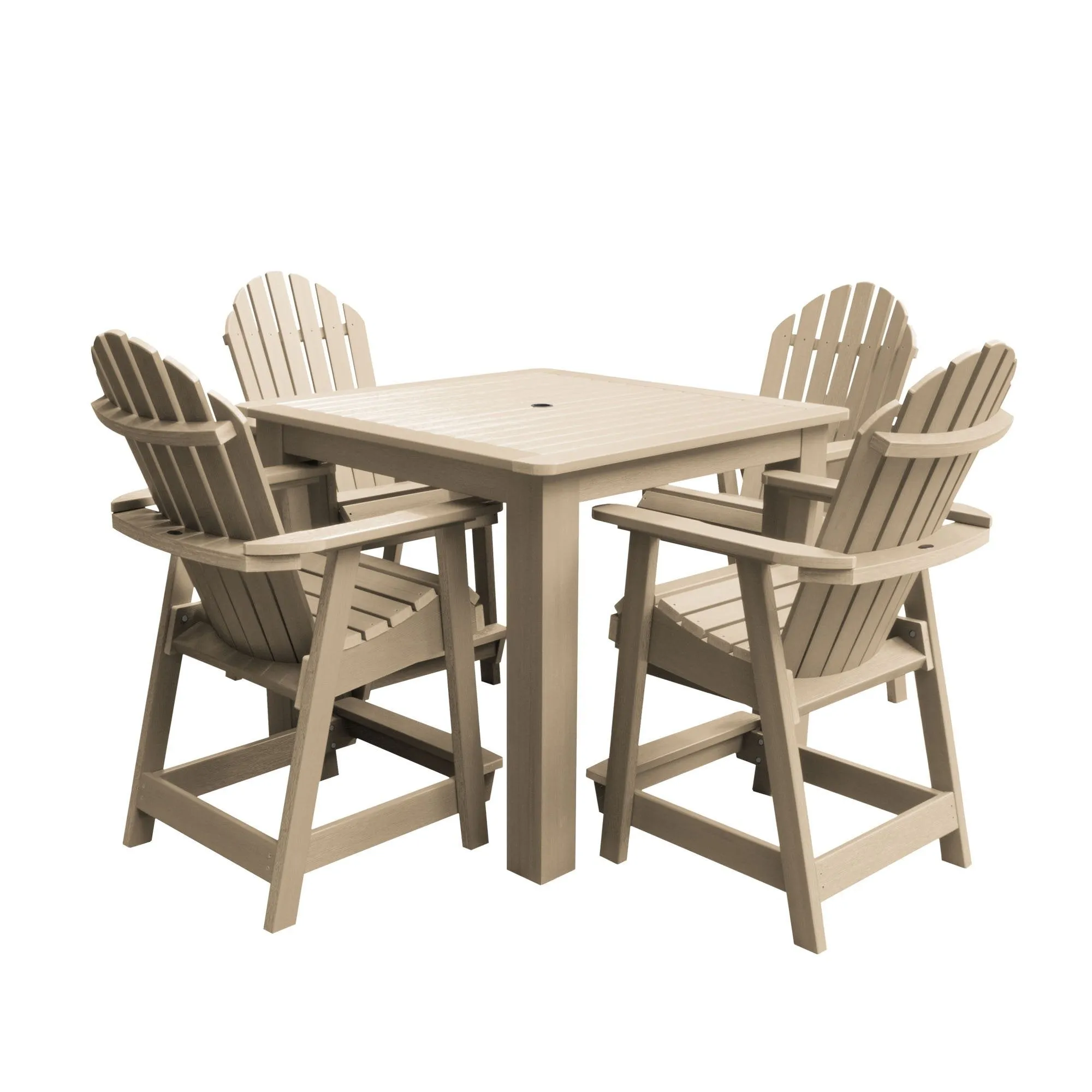 Hamilton 5pc Square Dining Set 42in x 42in - Counter Height