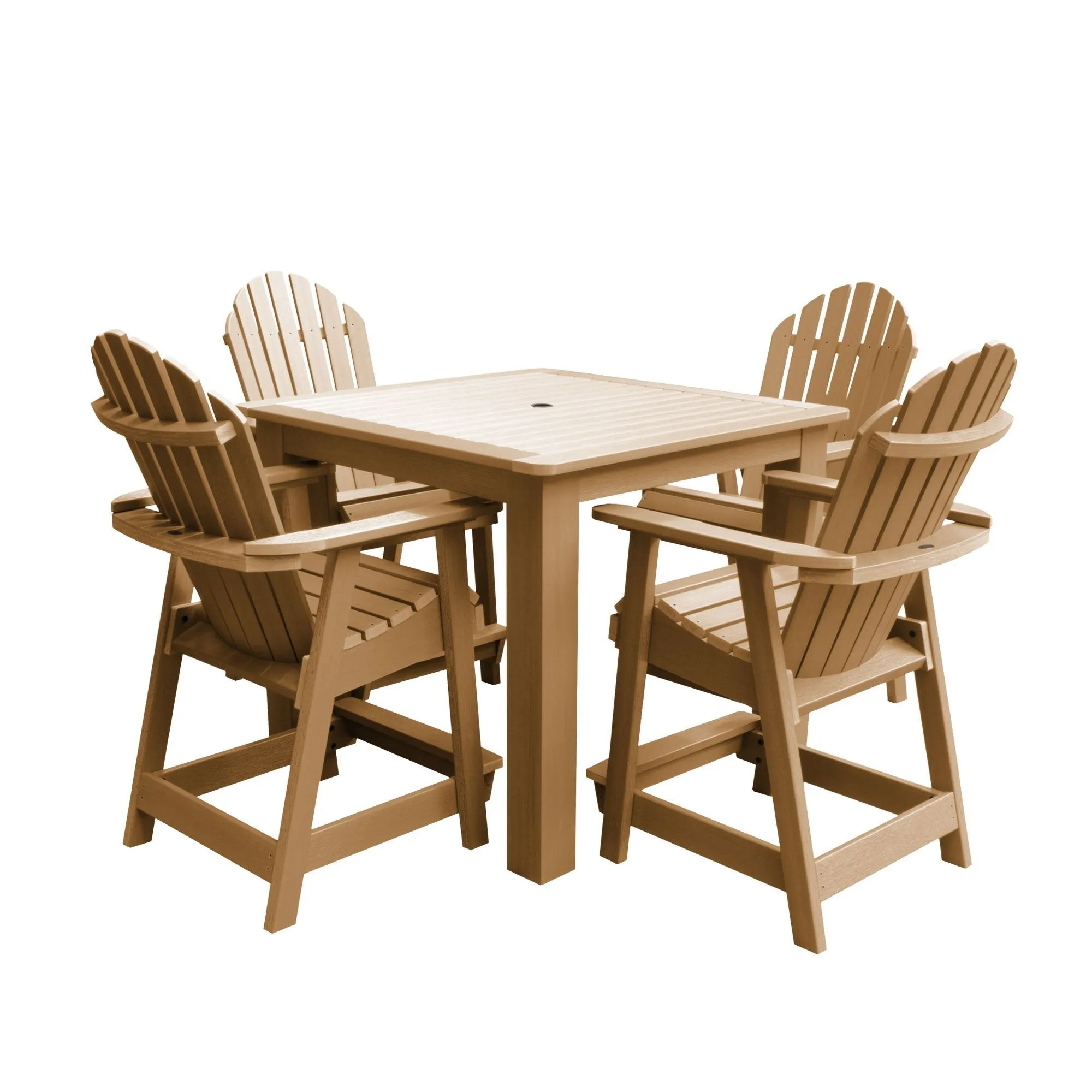 Hamilton 5pc Square Dining Set 42in x 42in - Counter Height