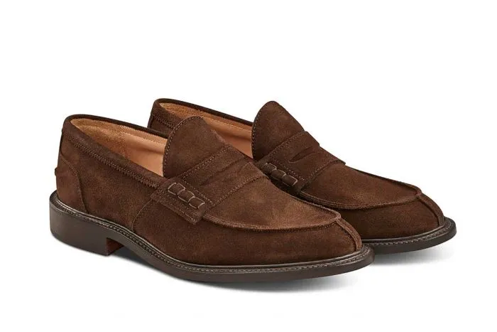 James Penny Loafer - Chocolate Suede