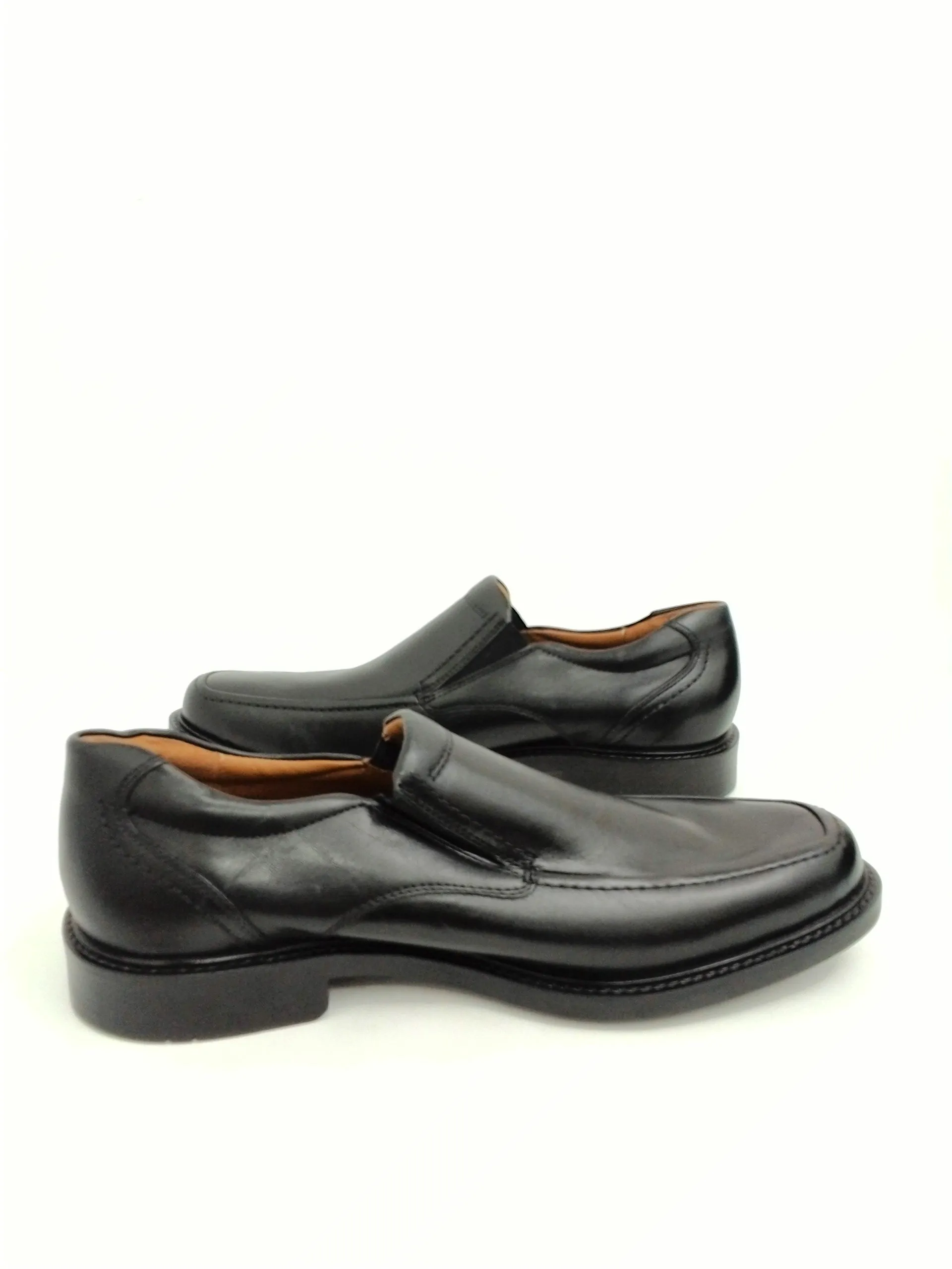 Johnson & Murphy Men's Black Leather Tabor Loafers Size 9 M