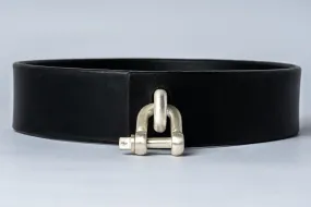 Leather Charm Choker (30mm, MA BLK)