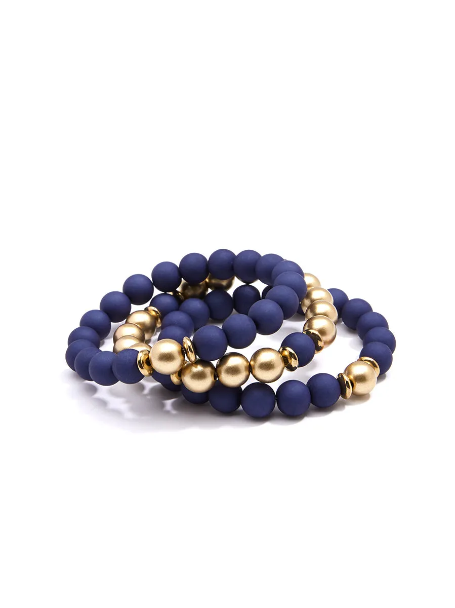 Make It Happen Matte Beaded Bracelet