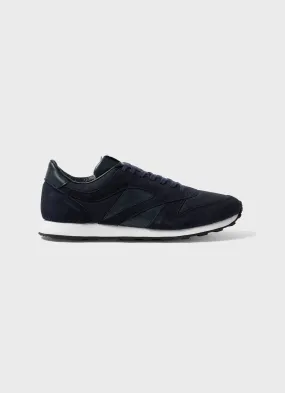 Men's Walsh and Sunspel Trainer in Navy