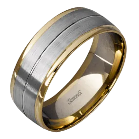 Men's Wedding Band Ring In 14k Or 18k Gold