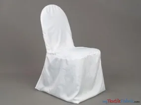 Polyester Banquet Chair Cover | Chair Cover for Wedding, Event, Ballroom | Non Stretch Solid Polyester |