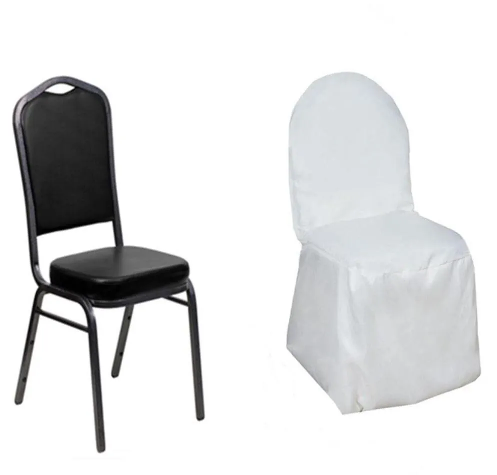 Polyester Banquet Chair Cover | Chair Cover for Wedding, Event, Ballroom | Non Stretch Solid Polyester |