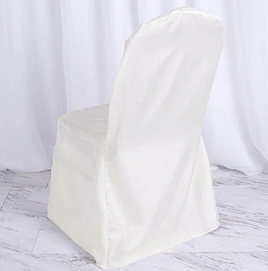 Polyester Banquet Chair Cover | Chair Cover for Wedding, Event, Ballroom | Non Stretch Solid Polyester |