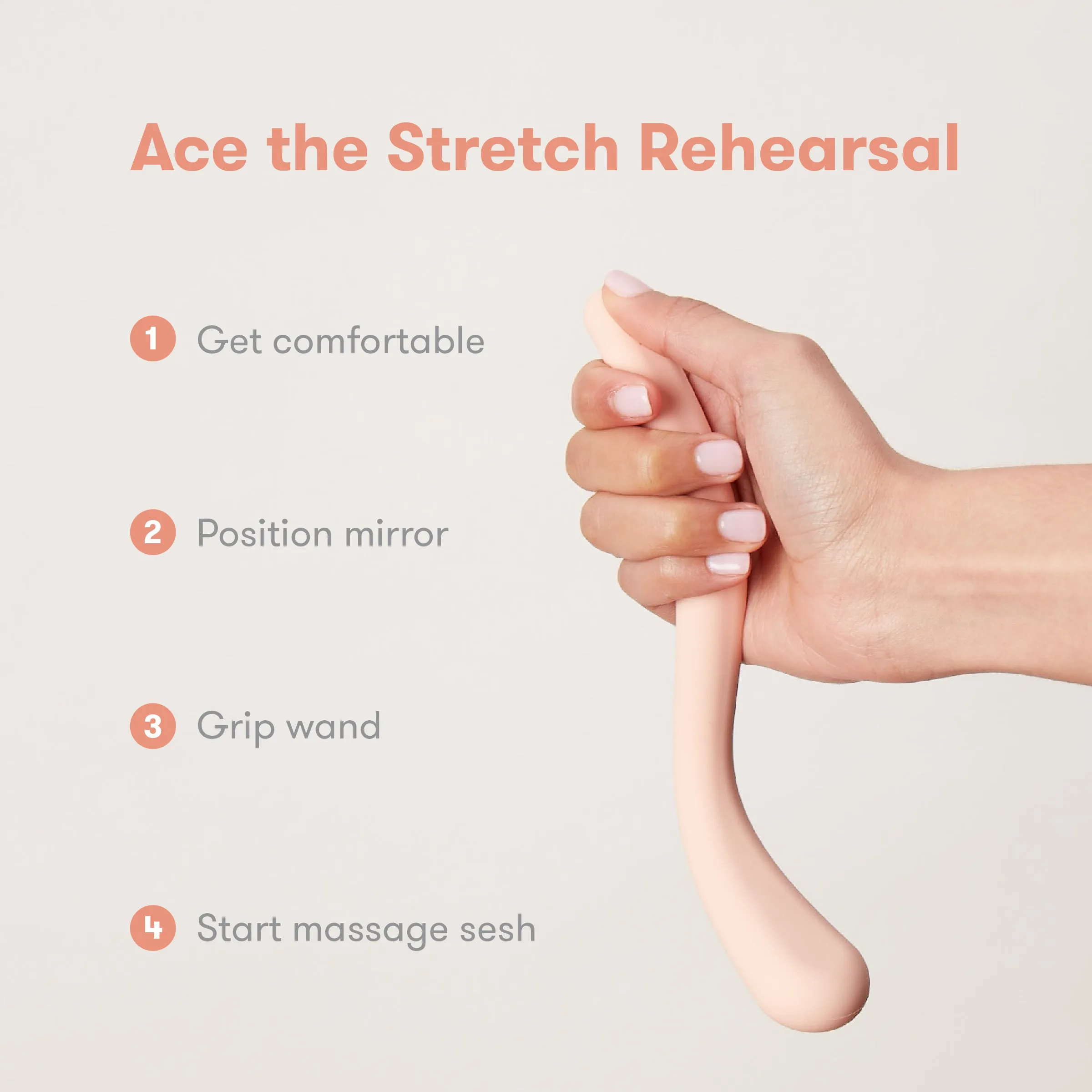 Prepare-to-Push Perineal Massage Wand