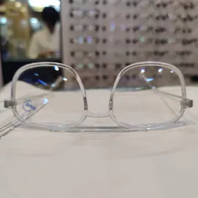 Transparent Plastic Glasses Frame - Lightweight and Durable